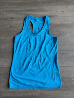 Women's Active Racerback Tank Top - Bright Teal Blue